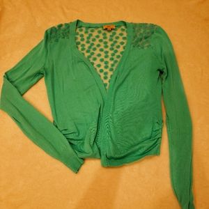 Mint green cardigan